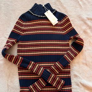 Tory Burch striped turtleneck